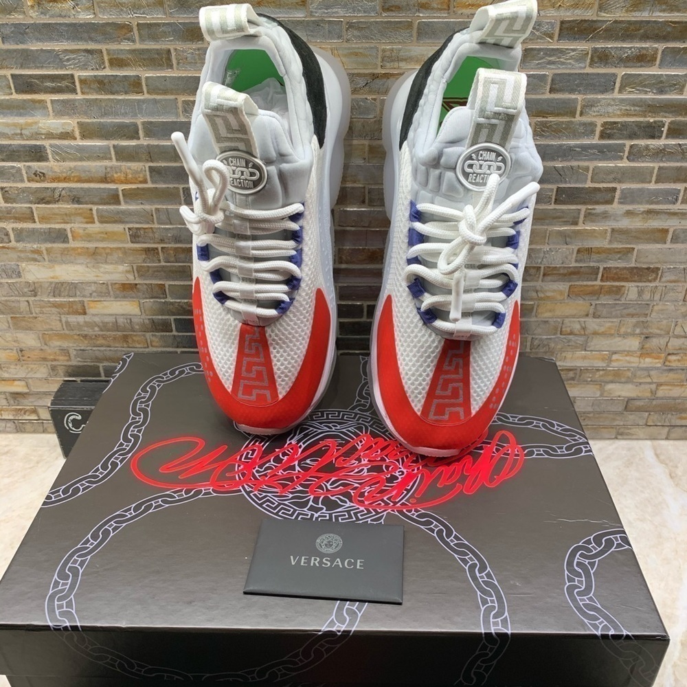 Versace Neoprene Cross Chainer Sneakers